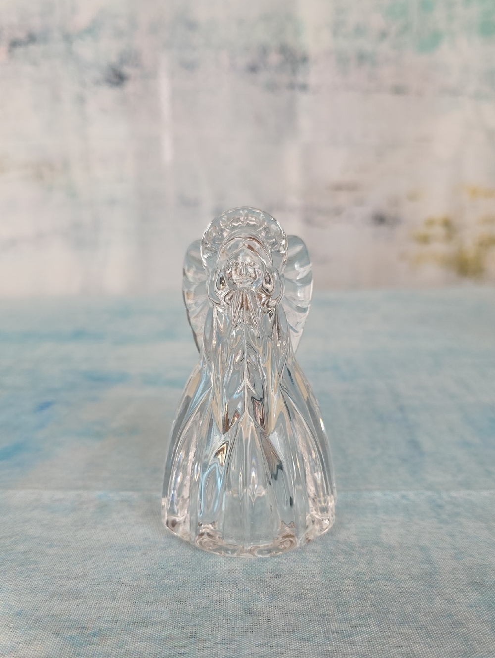Clear Glass Angel Figurine Home Accent by ANNE HUTTE